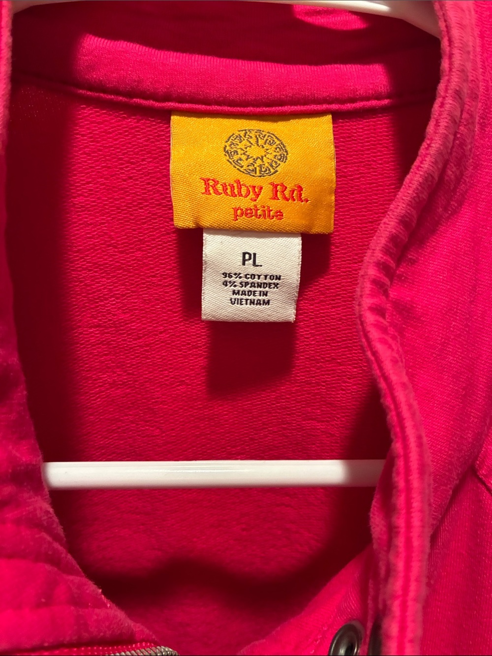 Ruby Rd. Hot Pink Bomber Jacket - Picture 2 of 10